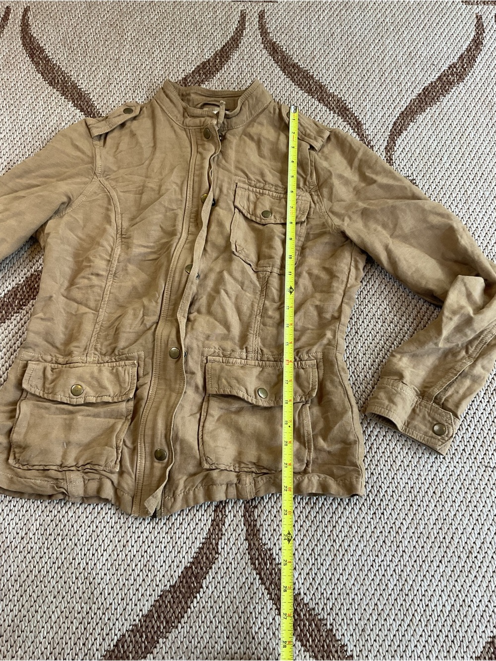 Lucky Brand Light Brown Utility Jacket - Picture 3 of 6